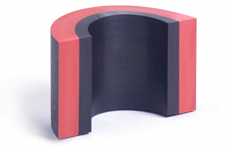 Custom rubber moulders - innovation using 3 materials with different levels of conductivity