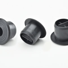 Black FFKM rubber non-return valve