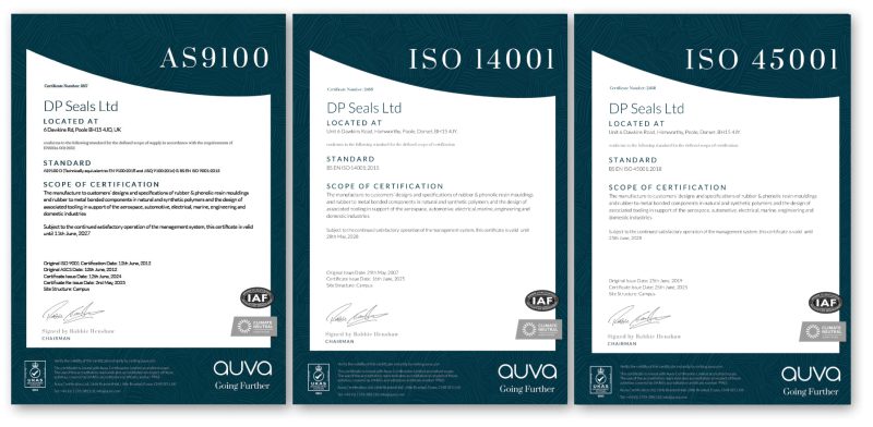 DP Seals Certificates 2025